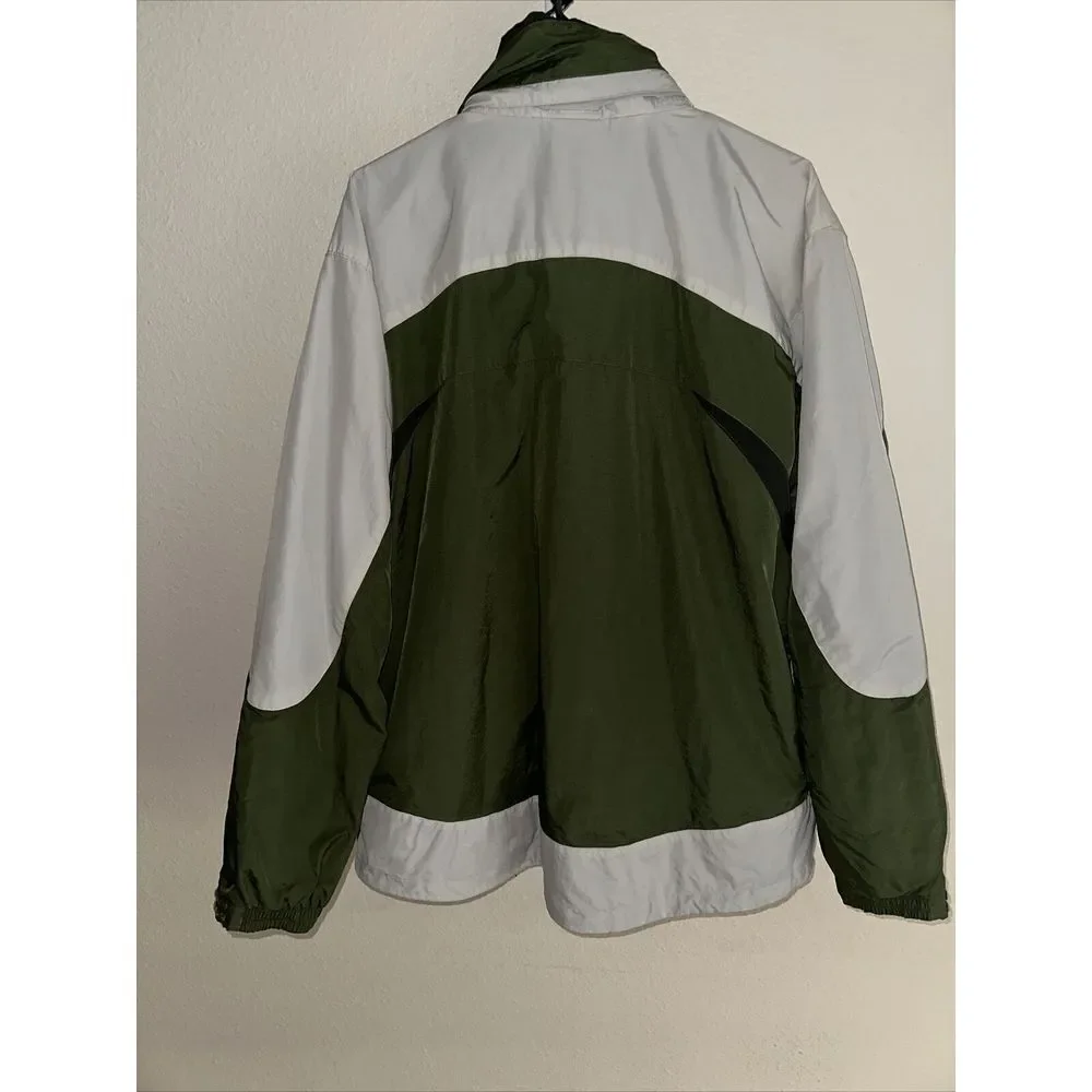 LL Bean Men's 3-in-1 Interchange Ski Jacket Full Zip‎ Nylon Green
